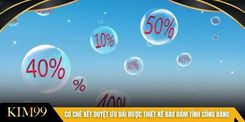 Cơ chế xét duyệt ưu đãi được thiết kế bảo đảm tính công bằng