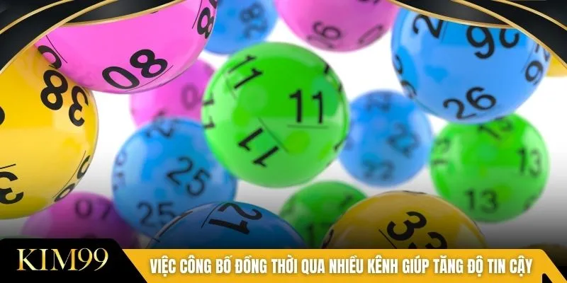 Việc công bố đồng thời qua nhiều kênh giúp tăng độ tin cậy
